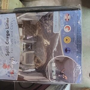 MONEY DONATED TO SPCA 4knines Split cargo liner for SUV and C.U.V
